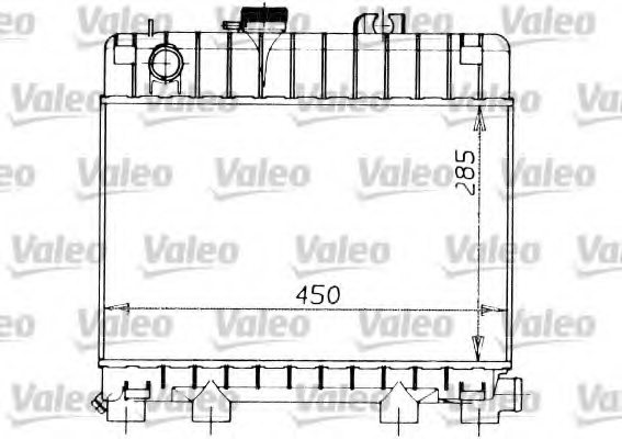 VALEO 819207 Radiator, engine cooling
